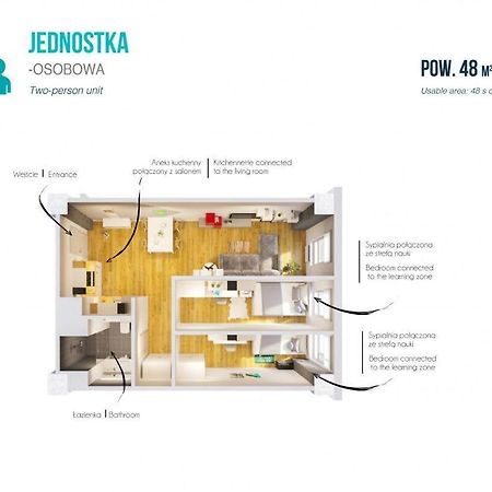 Studios And Shared Rooms At Livinnx Cracóvia Exterior foto